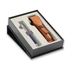 Parker Sonnet Atlas Blue Silver CT Kugelschreiber Geschenkset mit Etui